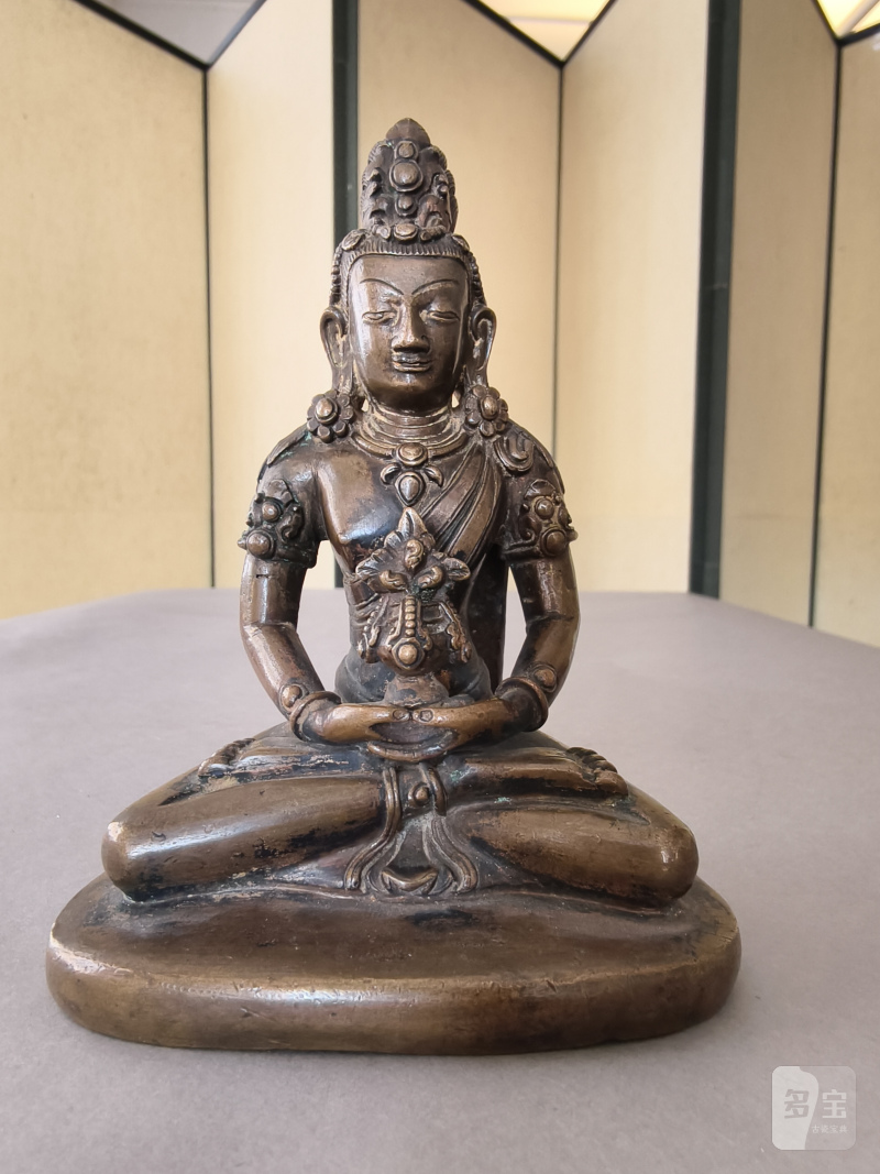 A BRONZE FIGURE OF AMITAYUS - 图21